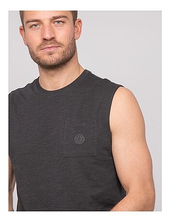 Camiseta sin mangas de algodón NEGABINO