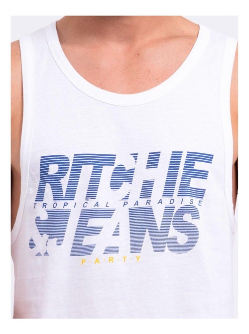 Camiseta sin mangas de cuello redondo de puro algodón NIPAVEL - Kiabi