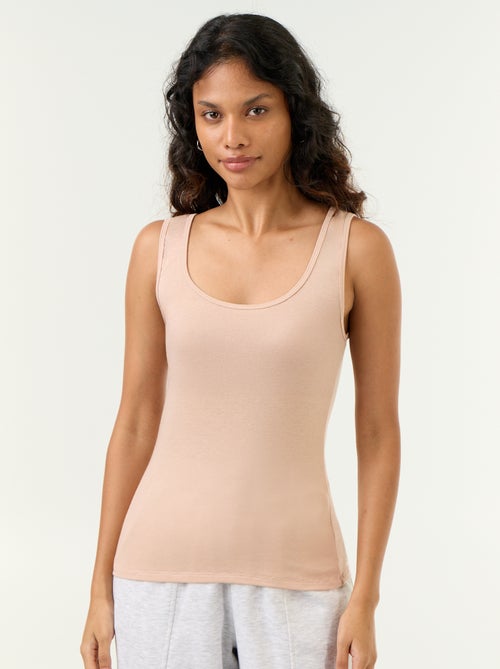 Camiseta sin mangas de lana mezclada - Kiabi