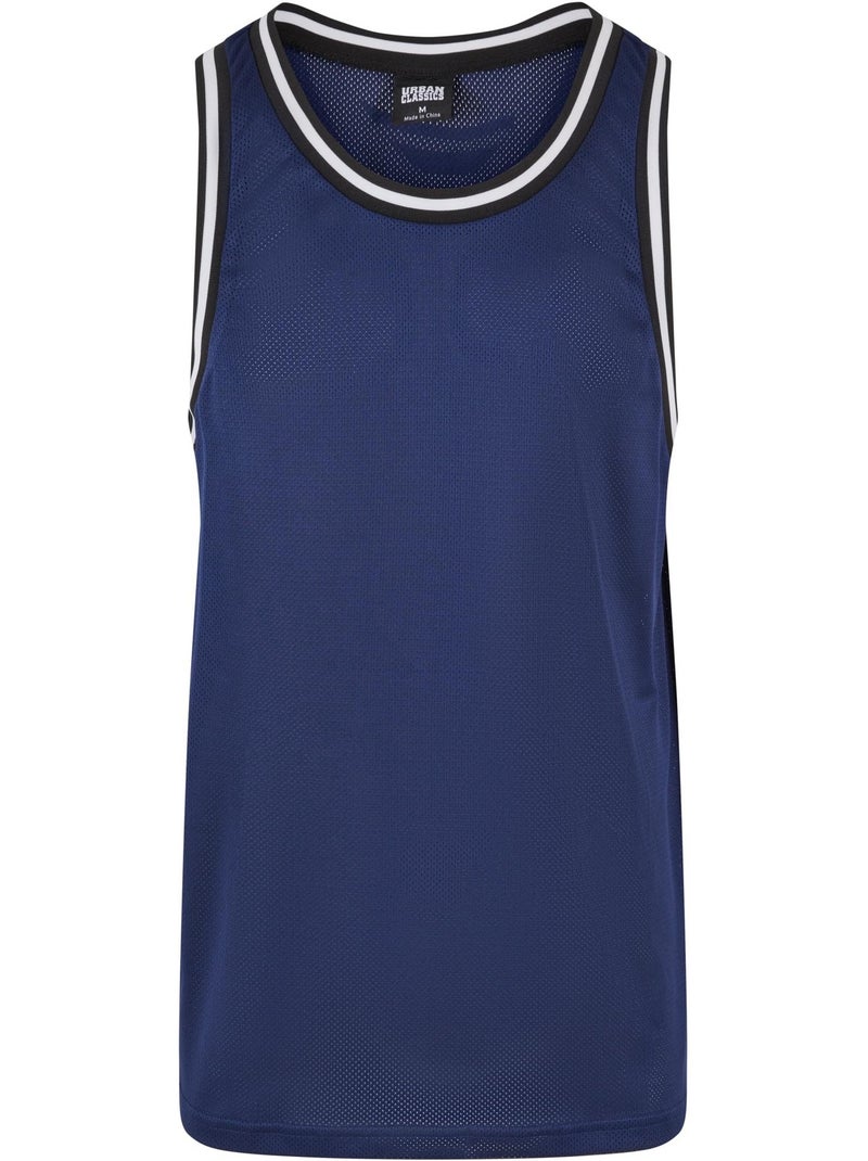 Camiseta sin mangas de malla para hombre - urban classics Azul oscuro - Kiabi