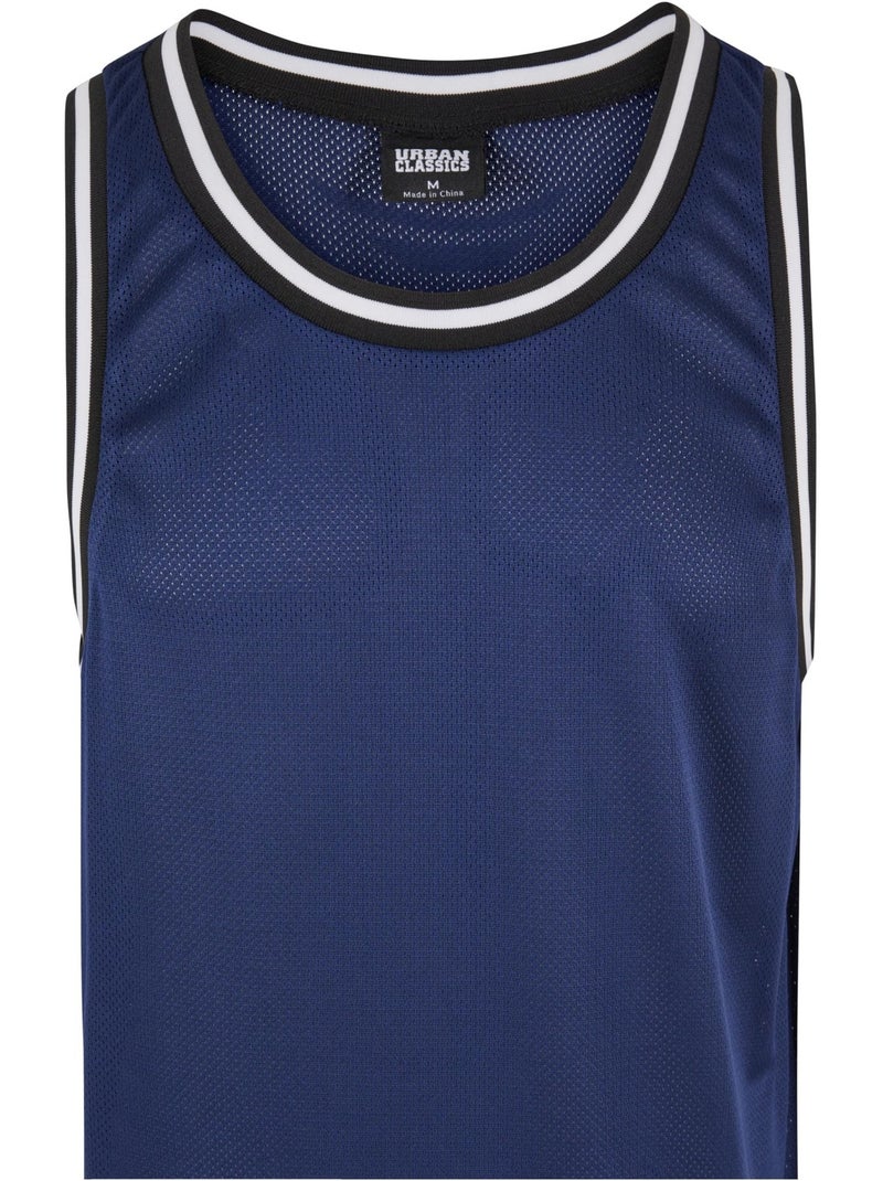 Camiseta sin mangas de malla para hombre - urban classics Azul oscuro - Kiabi
