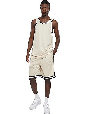 Camiseta sin mangas de malla para hombre - urban classics