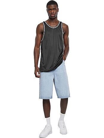 Camiseta sin mangas de malla para hombre - urban classics