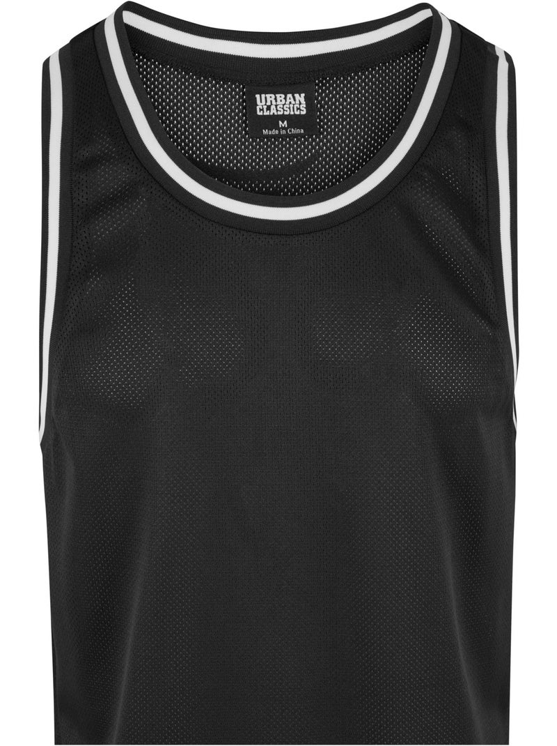 Camiseta sin mangas de malla para hombre - urban classics Negro - Kiabi
