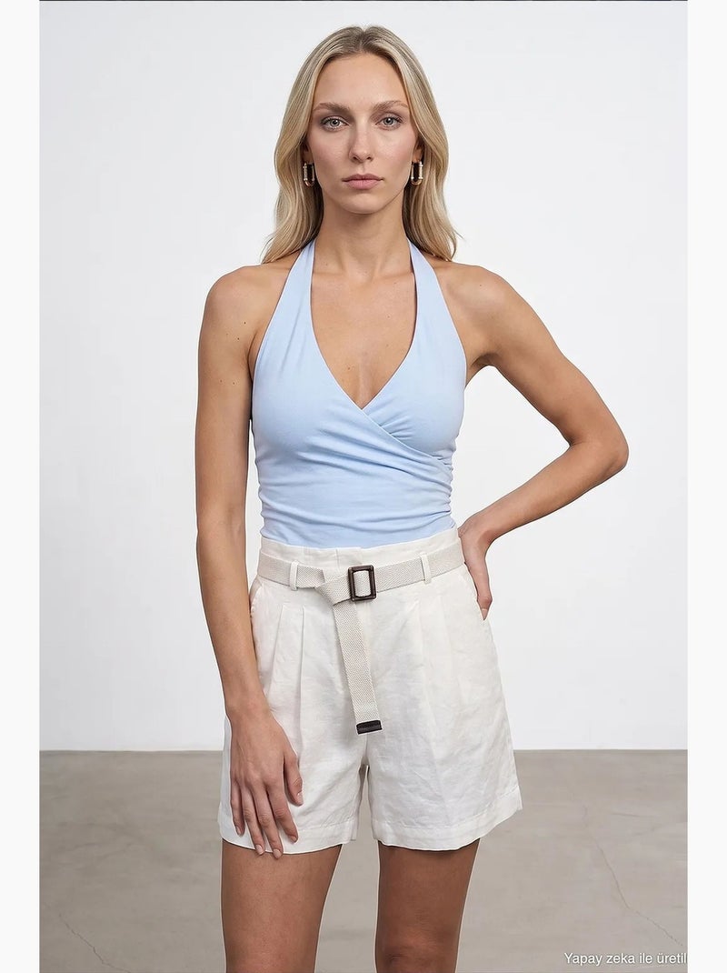 Camiseta sin mangas de nailon y elastano dilvin Azul cielo - Kiabi