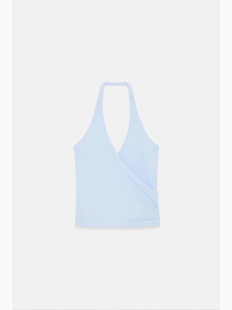 Camiseta sin mangas de nailon y elastano dilvin Azul cielo - Kiabi