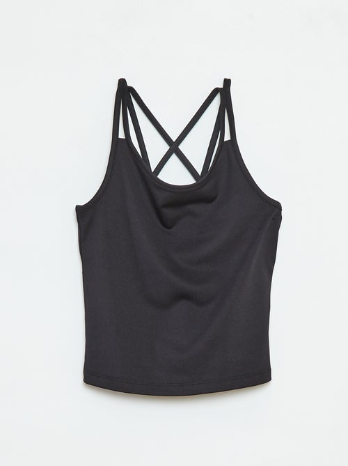 Camiseta sin mangas de tejido elástico - Kiabi