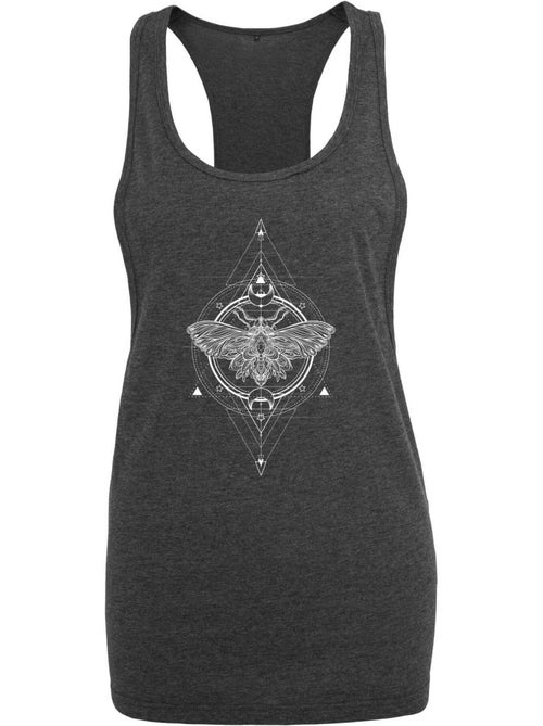 Camiseta sin mangas diseño polilla para mujer - mister tee - Kiabi Camiseta sin mangas diseño polilla para mujer - mister tee - Kiabi