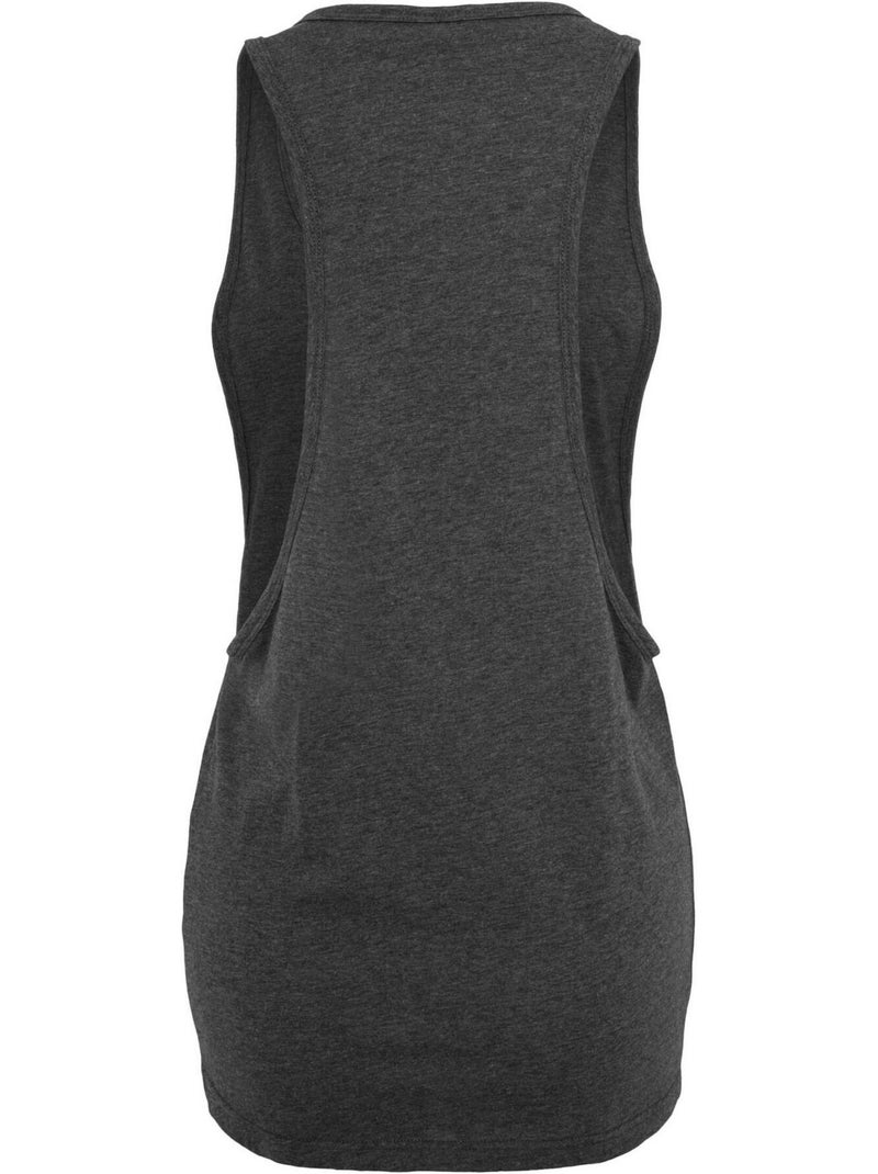 Camiseta sin mangas diseño polilla para mujer - mister tee Gris gris antracita - Kiabi