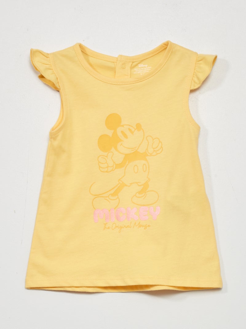Camiseta sin mangas 'Disney' AMARILLO - Kiabi