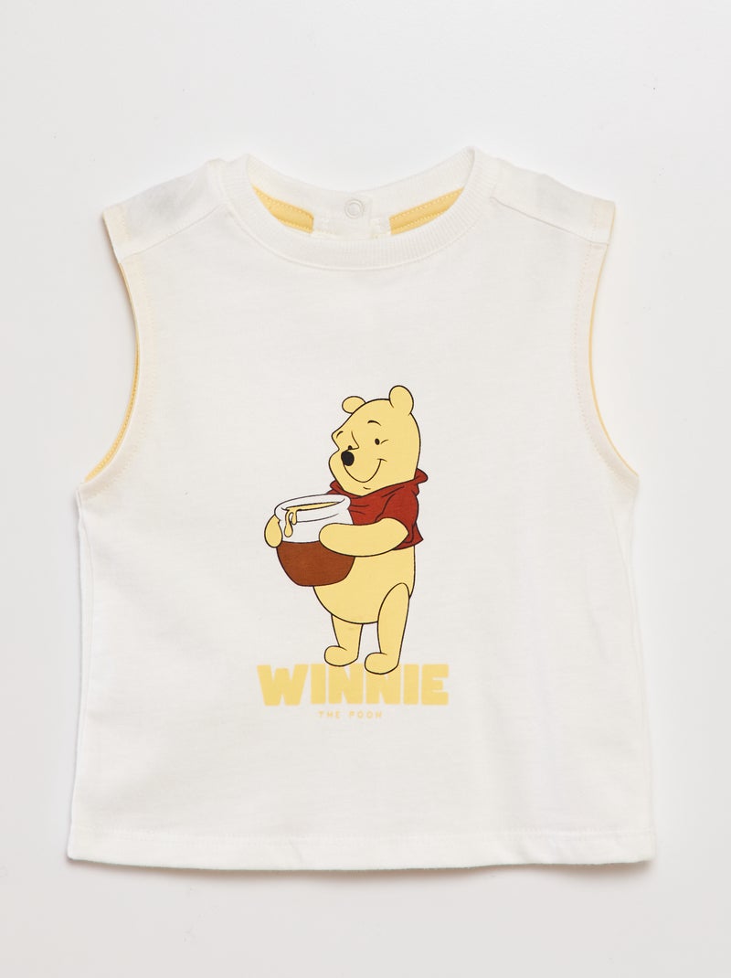 Camiseta sin mangas 'Disney' BLANCO - Kiabi