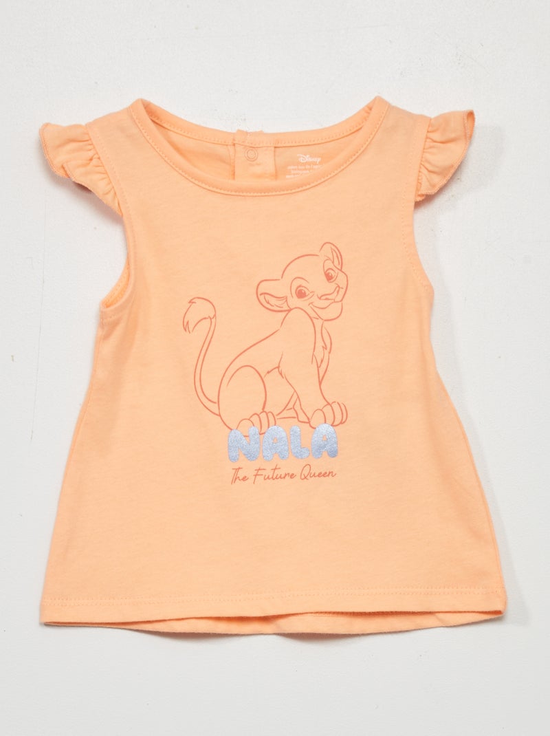 Camiseta sin mangas 'Disney' NARANJA - Kiabi