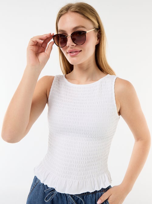 Camiseta sin mangas elástica - Kiabi