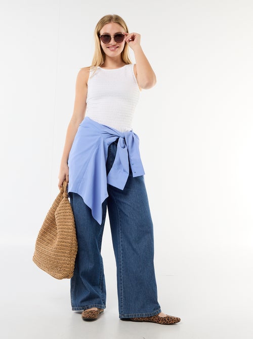 Camiseta sin mangas elástica - Kiabi