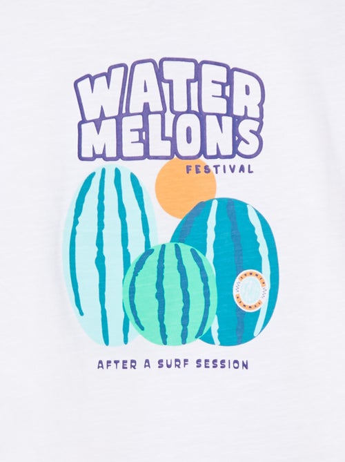 Camiseta sin mangas estampada - Kiabi