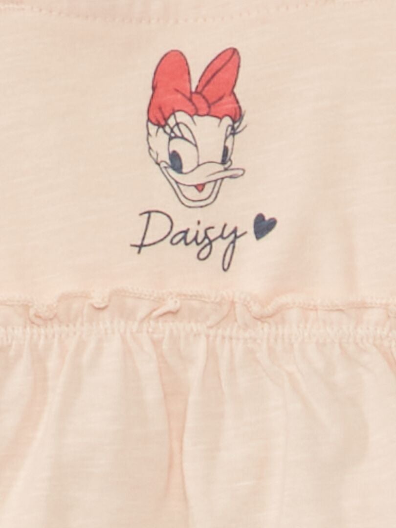 Camiseta sin mangas estampada 'Daisy' ROSA - Kiabi