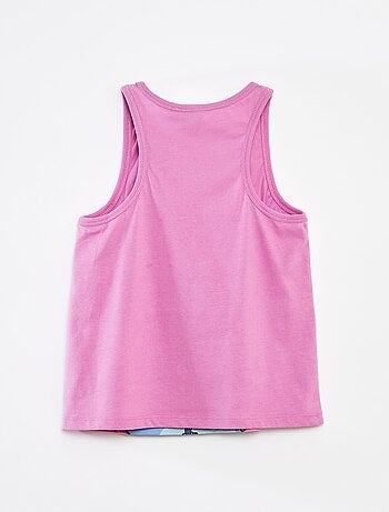 Camiseta sin mangas estampada 'Stitch'