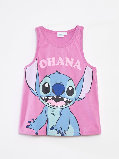 Camiseta sin mangas estampada 'Stitch' - Kiabi