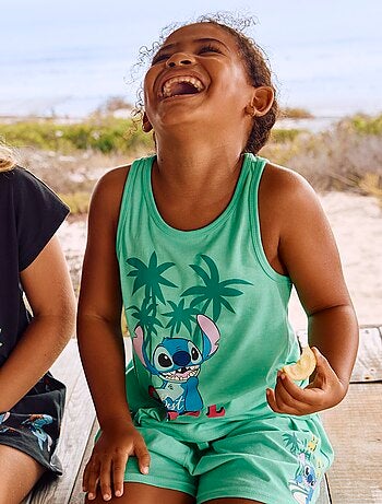 Camiseta sin mangas estampada 'Stitch'