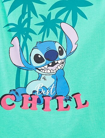Camiseta sin mangas estampada 'Stitch'