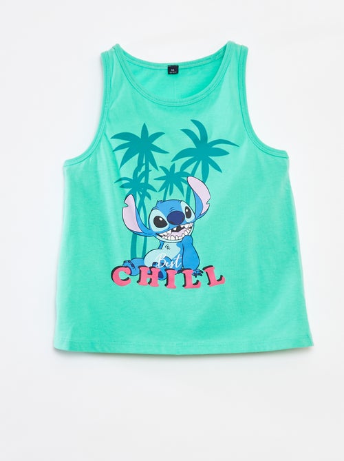Camiseta sin mangas estampada 'Stitch' - Kiabi