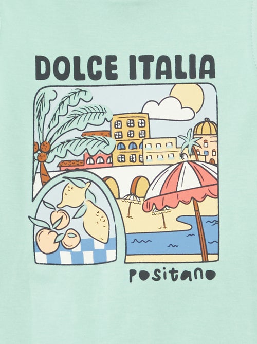 Camiseta sin mangas estampada - Kiabi