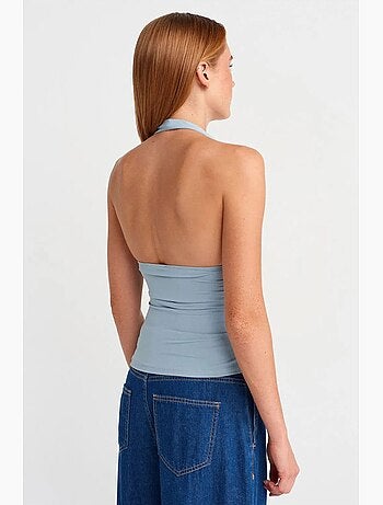 Camiseta sin mangas halter dilvin