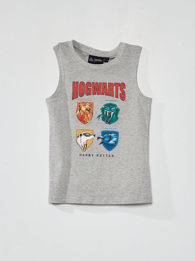 Camiseta sin mangas 'Hogwarts' 'Harry Potter' gris - Kiabi