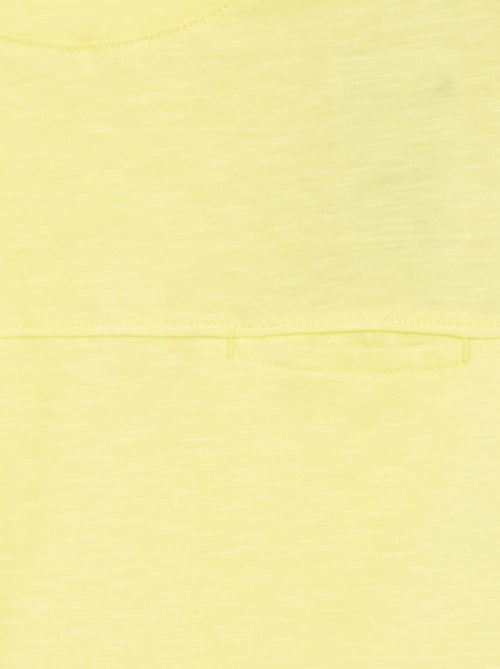 Camiseta sin mangas holgada con detalle en el pecho - Kiabi