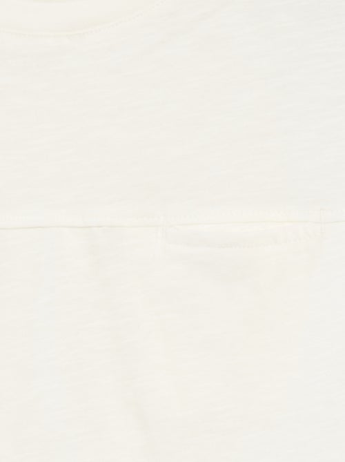 Camiseta sin mangas holgada con detalle en el pecho - Kiabi