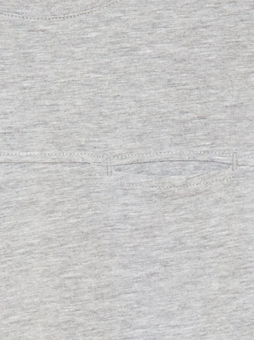 Camiseta sin mangas holgada con detalle en el pecho - Kiabi