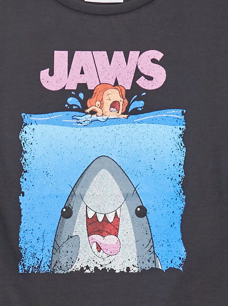 Camiseta sin mangas 'Jaws' GRIS - Kiabi
