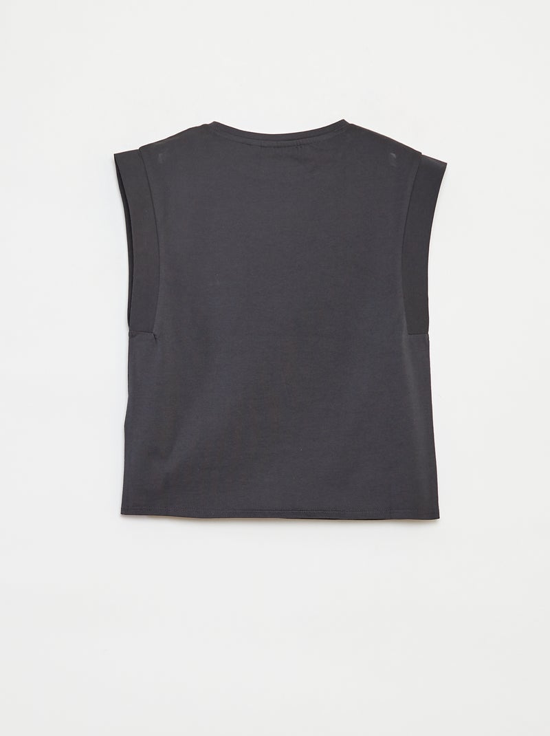 Camiseta sin mangas 'Jaws' GRIS - Kiabi