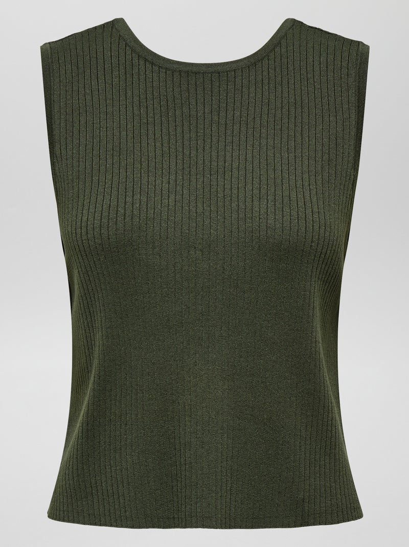 Camiseta sin mangas 'JDY' VERDE - Kiabi