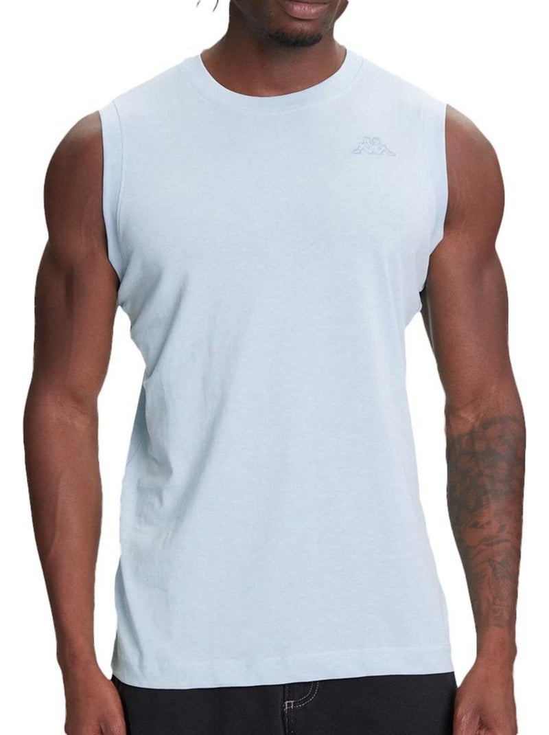 Camiseta sin mangas kappa para hombre Azul claro - Kiabi