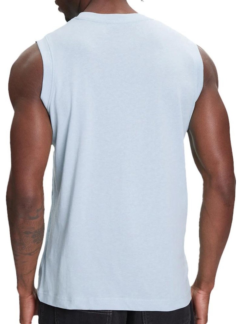 Camiseta sin mangas kappa para hombre Azul claro - Kiabi