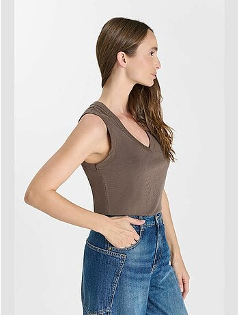 Camiseta sin mangas Karine «Le temps des cerises»