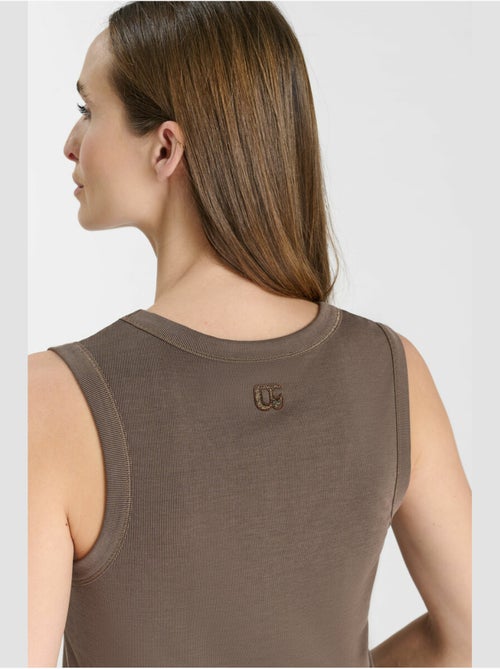 Camiseta sin mangas Karine «Le temps des cerises» - Kiabi