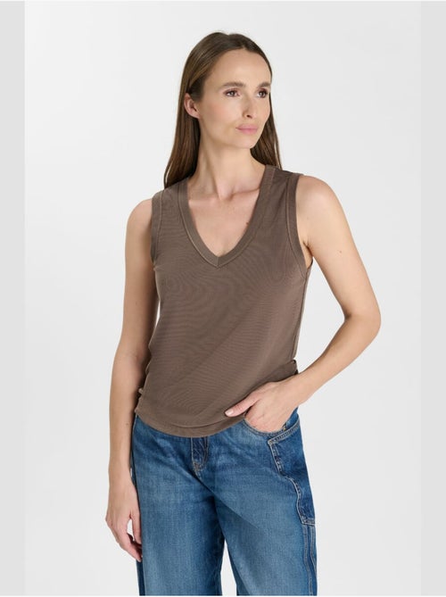 Camiseta sin mangas Karine «Le temps des cerises» - Kiabi