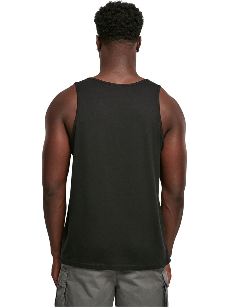 Camiseta sin mangas lisos para hombre - build your brand Negro - Kiabi