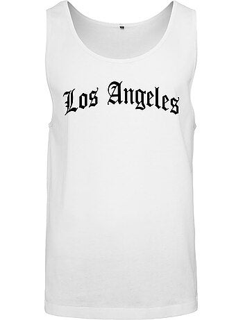 Camiseta sin mangas los angeles para hombre - mister tee