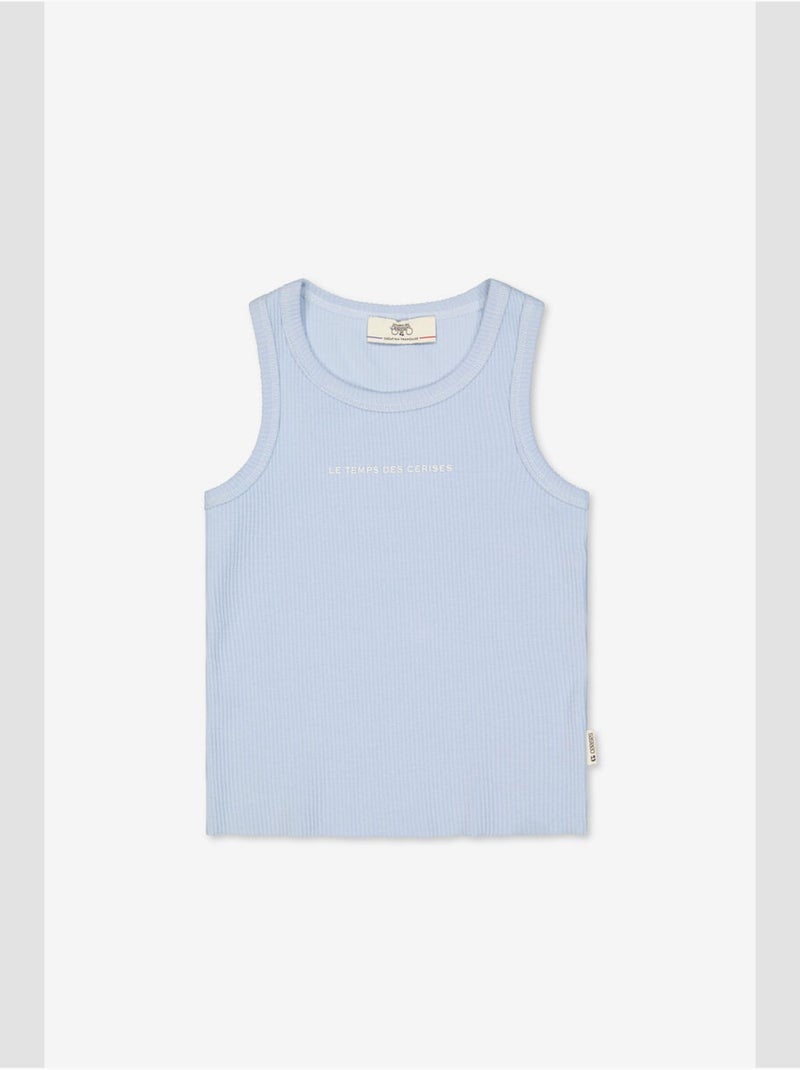 Camiseta sin mangas MARGI Azul - Kiabi