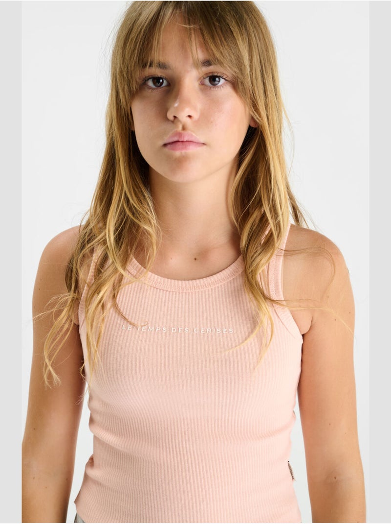 Camiseta sin mangas MARGI Naranja - Kiabi