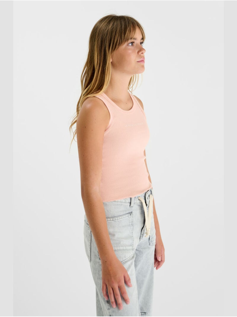 Camiseta sin mangas MARGI Naranja - Kiabi