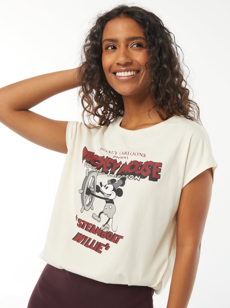 Camiseta sin mangas 'Mickey' 'Disney' Blanco - Kiabi