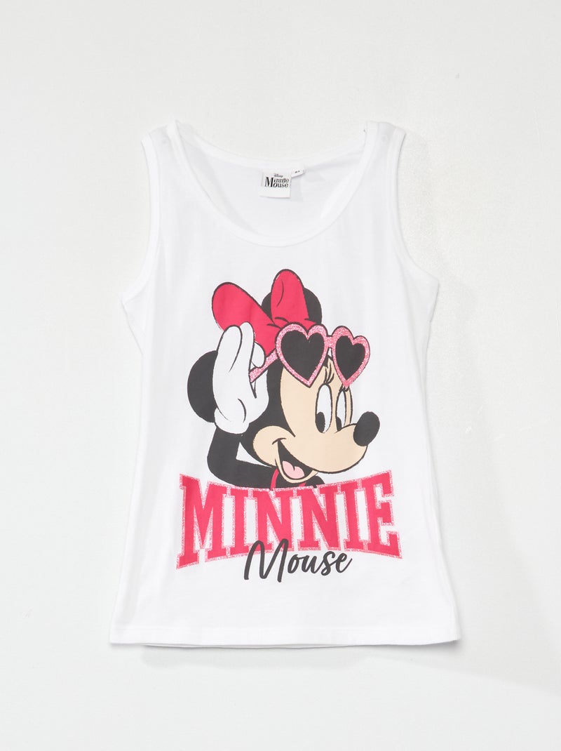 Camiseta sin mangas 'Minnie' 'Disney' blanco - Kiabi