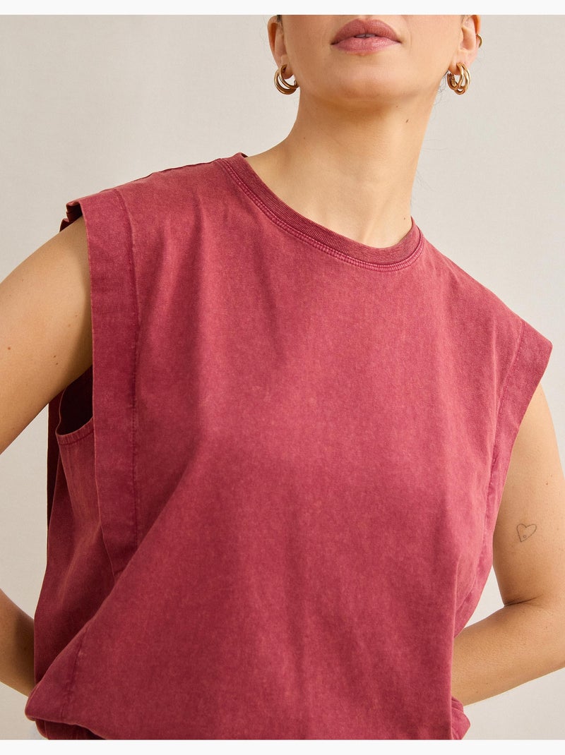 Camiseta sin mangas, MO Fashion Rojo - Kiabi