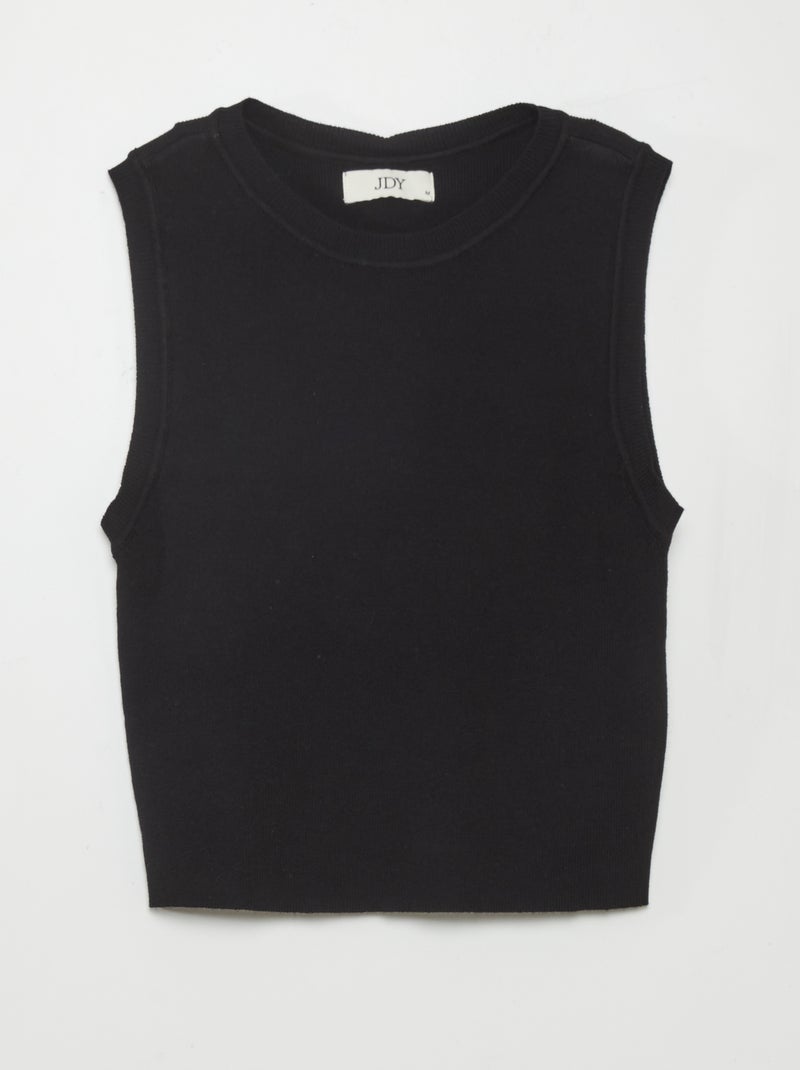 Camiseta sin mangas NEGRO - Kiabi