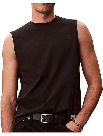 Camiseta sin mangas para hombre Calvin Klein Jeans con logo