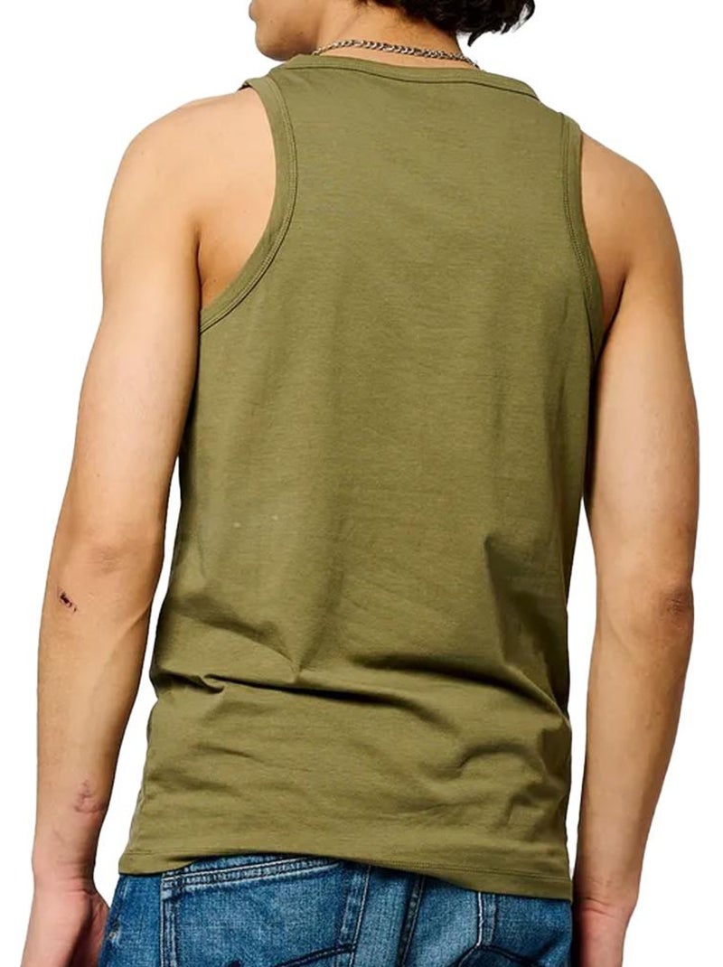 Camiseta sin mangas para hombre Kaporal Verde caqui claro - Kiabi